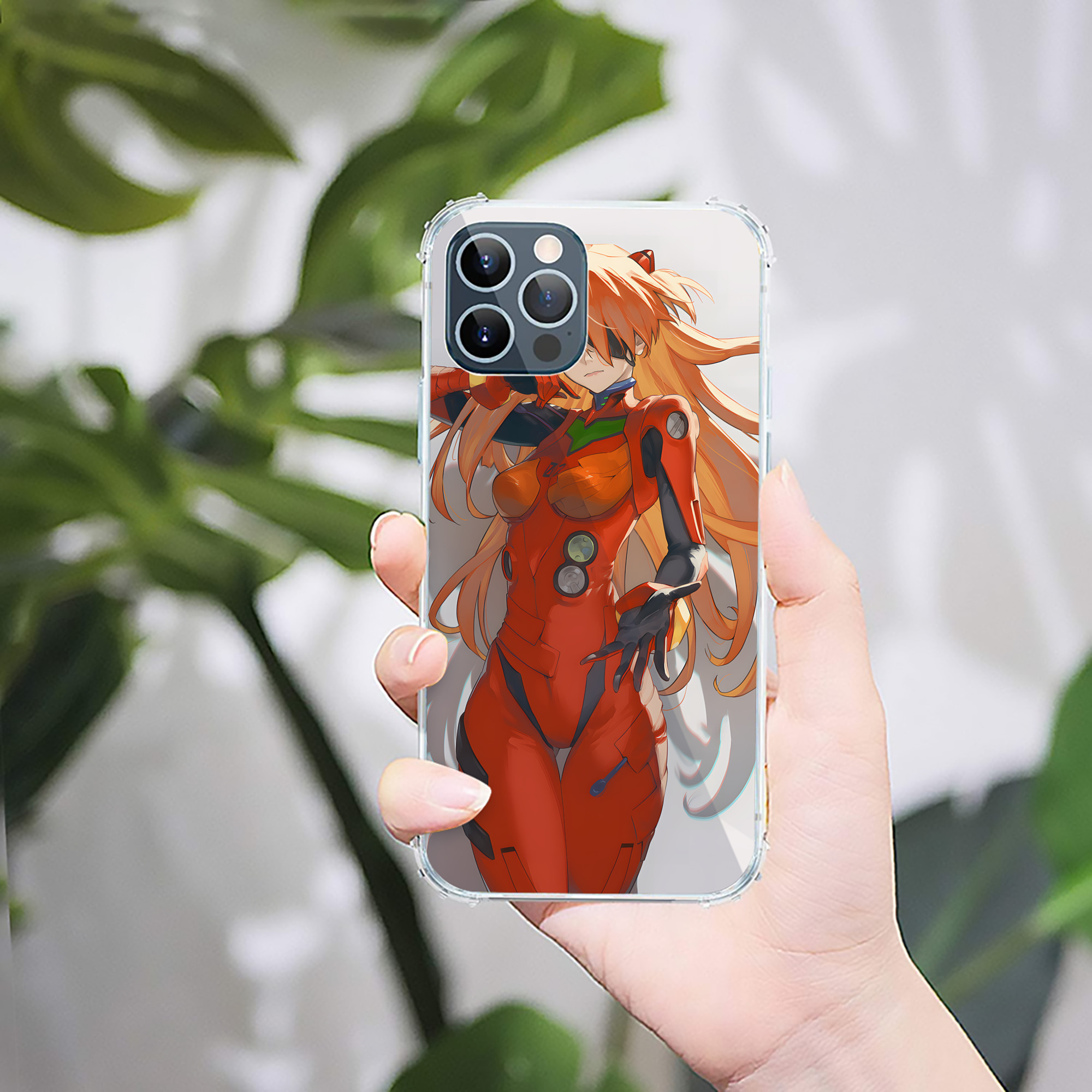 （画像用） EVA 新世紀エヴァンゲリオン 【iPhone 12シリーズ対応】透明スマホケース（クリアソフトケース）